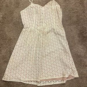 Cream lace dress